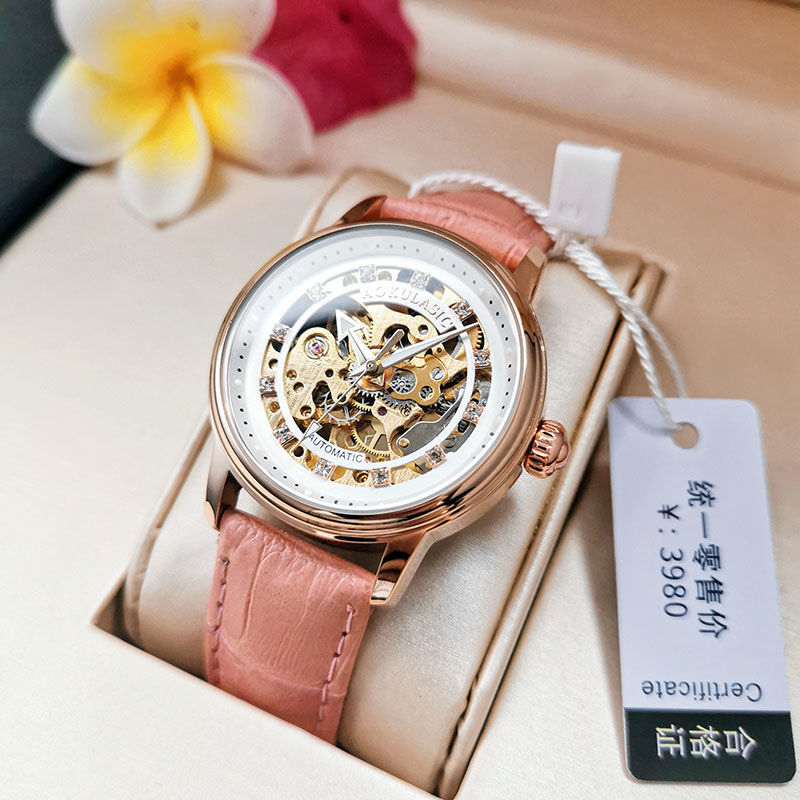 Luxury Watch Gift For Her - Reloj mecánico totalmente automático de alta