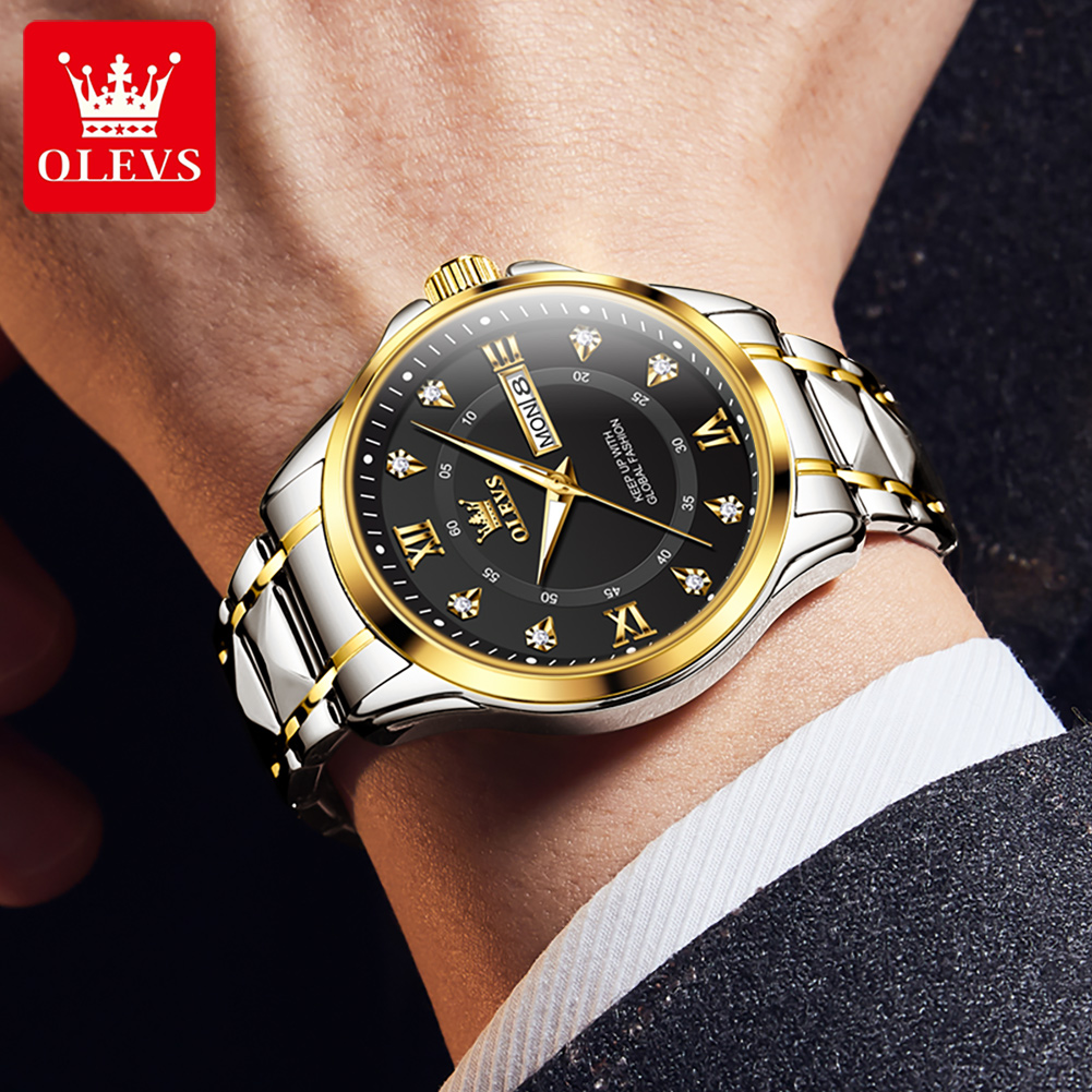OLEVS-relojes de lujo para hom - Luxury Watch Top 10 reseña y precio