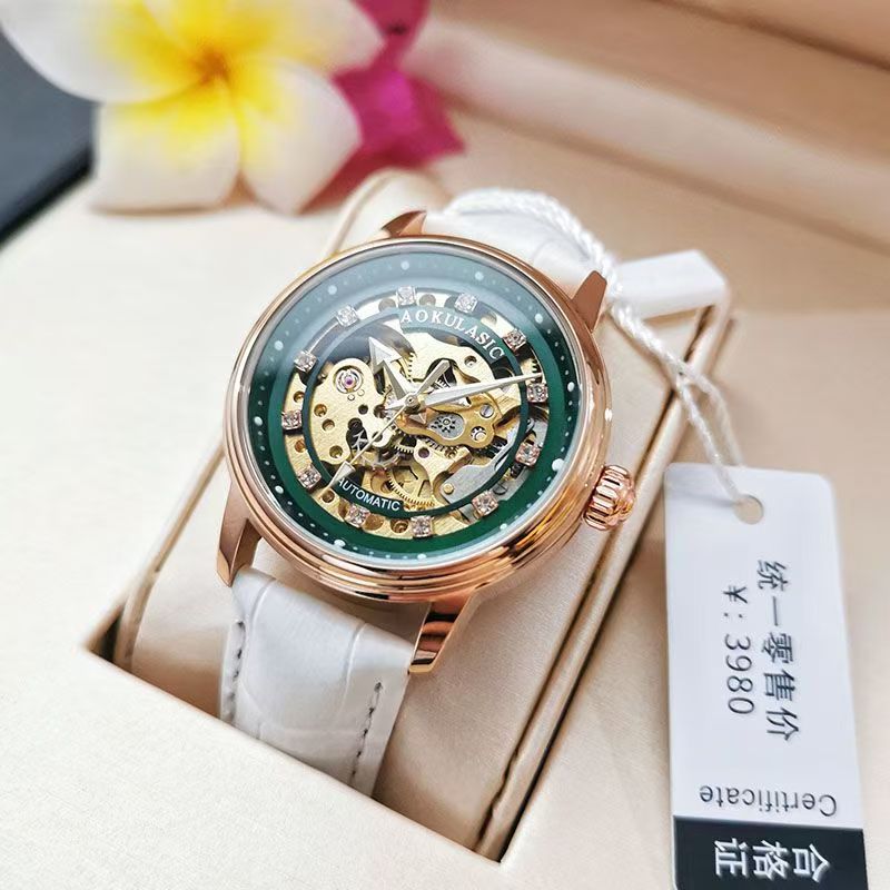 Reloj mecánico totalmente auto - Luxury Watch Gift For Her reseña y precio