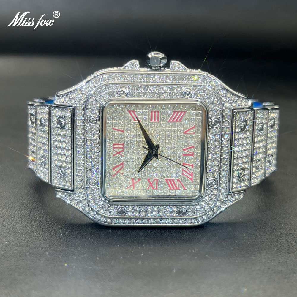 MISSFOX Iced Out hombres reloj - Luxury Watch Iceberg reseña y precio