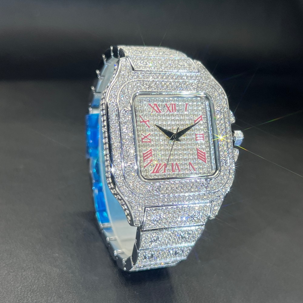 MISSFOX Iced Out hombres reloj - Luxury Watch Iceberg reseña y precio