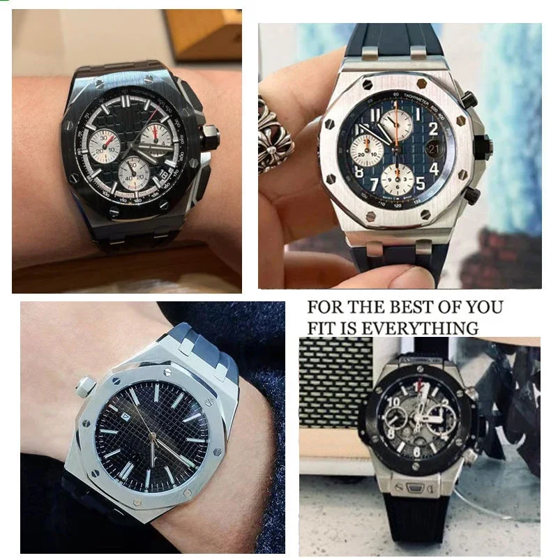 Correa de reloj de goma de sil - Audemars Piguet Watch Royal Oak reseña y precio