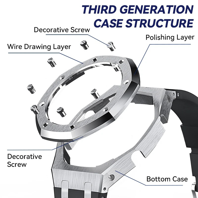 Kit de caja de reloj de metal  - Casio Watch G-Shock Ga-2100 reseña y precio